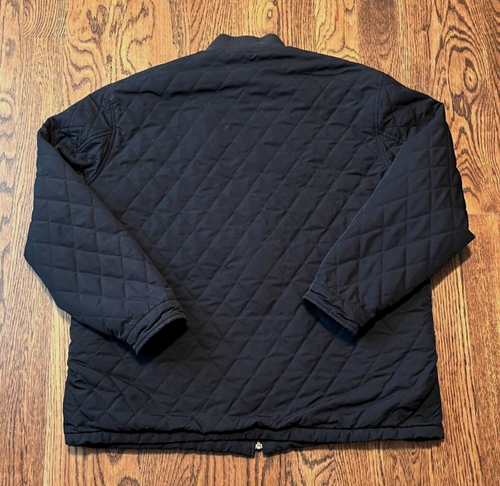 Vintage Polo Jacke groß Ralph Lauren gesteppt Bomber schwarz - Bild 2 von 3