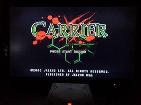 Carrier Sega Dreamcast Disc + Back Cover Art Tested *