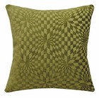 wg04a Olive Lime Geometric 3D Check Cotton Throw Pillow Case Cushion Cover*Size