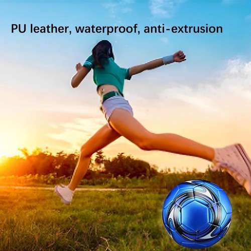 Standard Size 5 Soccer Ball Leakproof Campus Football Wear Resistant New Rubber - Picture 9 of 27