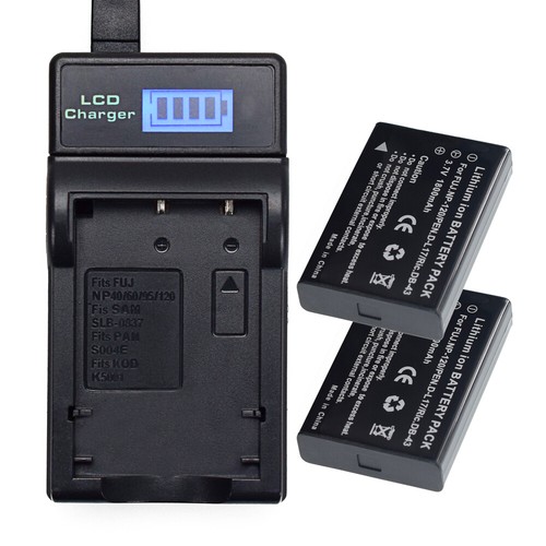 Battery or Charger for PENTAX D-LI7 PENTAX Optio MX MX4 450 550 555 750Z Camera - Picture 5 of 43