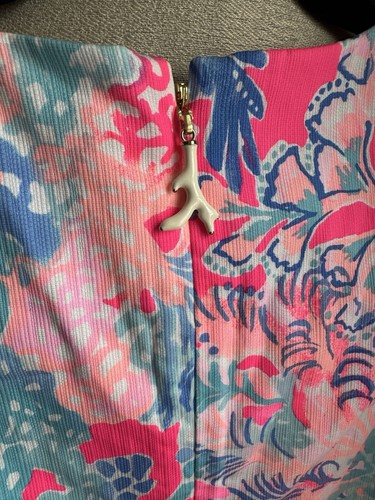 Lilly Pulitzer Mila Stretch Etuikleid hell, rosa �� Gr. 2 Urlaub Kreuzfahrt - Bild 4 von 5