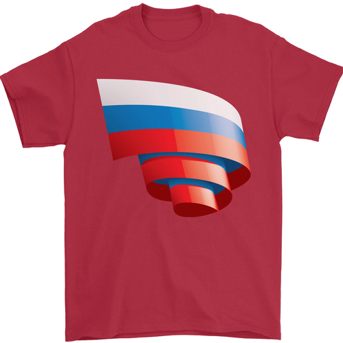 Arricciato Russia Bandiera Russo Giorno Calcio Uomo T-Shirt 100% Cotone - Picture 35 of 105