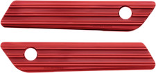 Arlen Ness Saddlebag Latch Covers Red 03-616