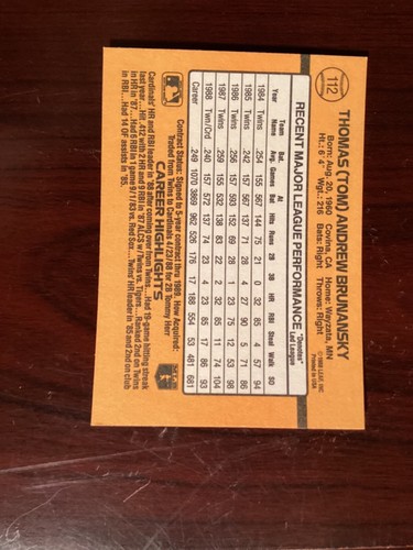 1989 Donruss Individual Baseball Cards - Picture 81 of 171