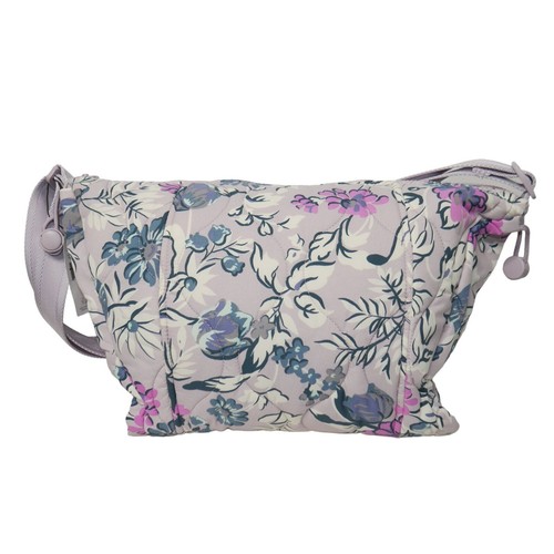 Crossbody Vera Bradley Featherweight Shoulder Bag Travel Lavender Nylon NWT - Picture 3 of 11