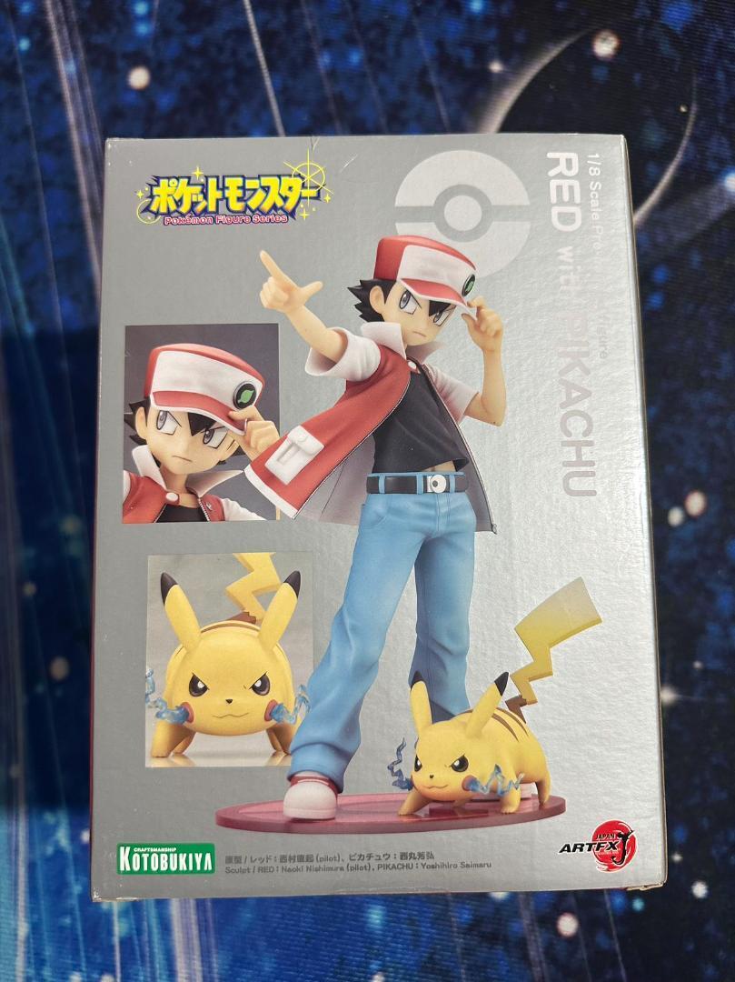 KOTOBUKIYA Pokemon Red with Pikachu ARTFX J 1/8 Scale Figure