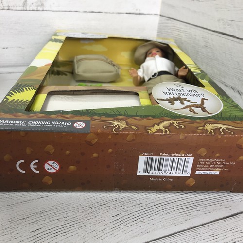 Paleontologist Field Researcher Fossil Dig Doll Rare Sample Impact Merchandise - Picture 5 of 10