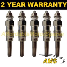 5X FOR VOLKSWAGEN TRANSPORTER CARAVELLE T4 2.4 DIESEL HEATER GLOW PLUGS GP91813