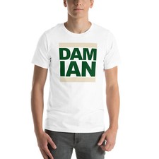 DAMIAN LILLARD Run Style T-SHIRT Dame Time Milwaukee Bucks Basketball All Star