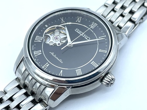 Near MINT SEIKO PRESAGE Automatic Watch Open heart Sapphire OH 4R38-01A0 Boxed - Picture 5 of 24