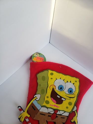 Medias de Navidad Bob Esponja 17" Kurt S. Adler Etiquetas Nuevas De Colección - Imagen 2 de 5
