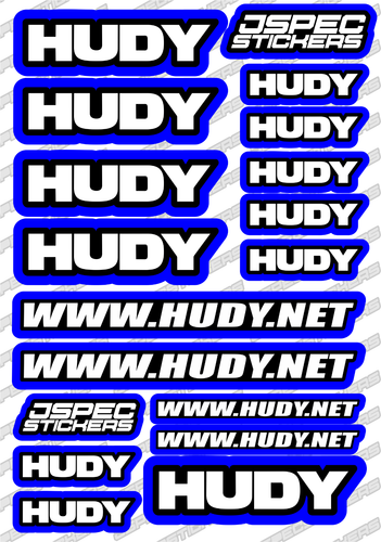 HUDY SETUP TOOL STICKER RC CAR STICKER DECAL BODY CUSTOM EP DRIFT REMOTE MODEL - Picture 10 of 18