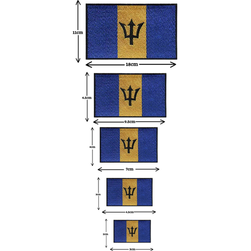 Insignia de parche bordado de costura de hierro de diferentes tamaños de National Country Flags - Imagen 64 de 64