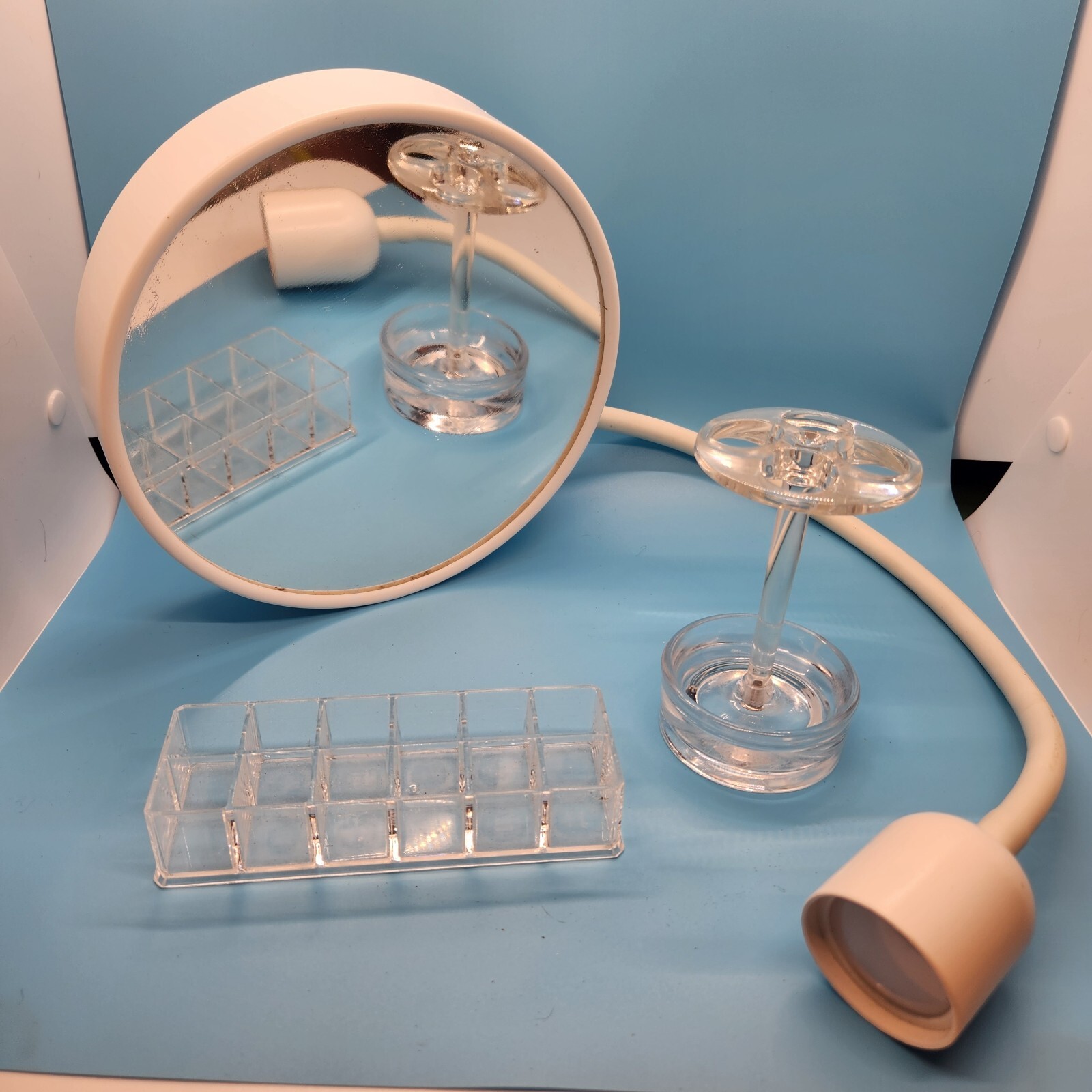 Makeup Mirror Lipstick Organizer Toothbrush Or Makeup Brush Holder LoT of 3-image