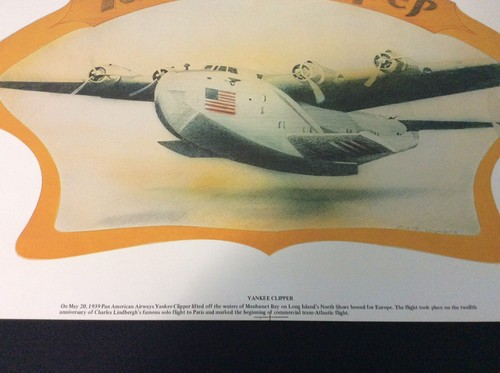 Airplane Yankee Clipper Art Jr-Lb Lawrence Pan American Airways impresión mate - Imagen 4 de 6