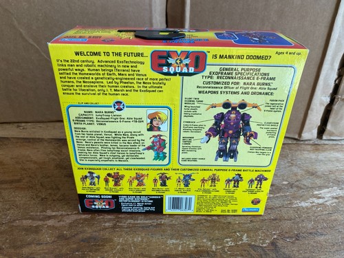 Nara Burns Reconnaissance E-Frame Exo Squad 1994 Playmates MISB SEALED - Picture 3 of 9