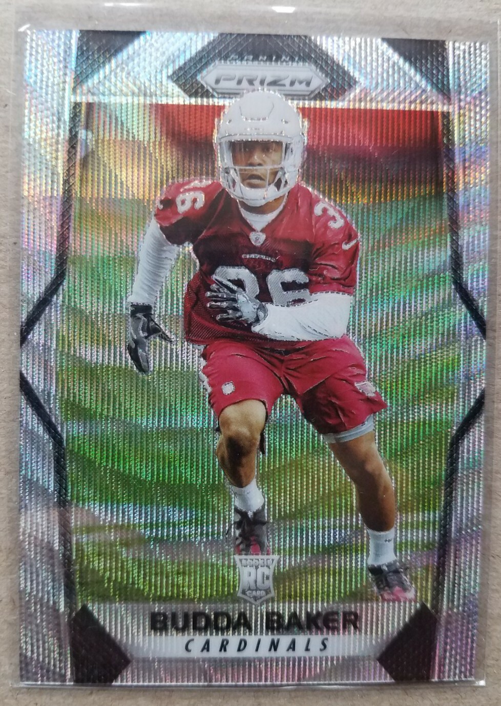 BUDDA BAKER 2017 Panini Prizm Blue Wave RC #256 Arizona Cardinals /149 🔥🔥🔥