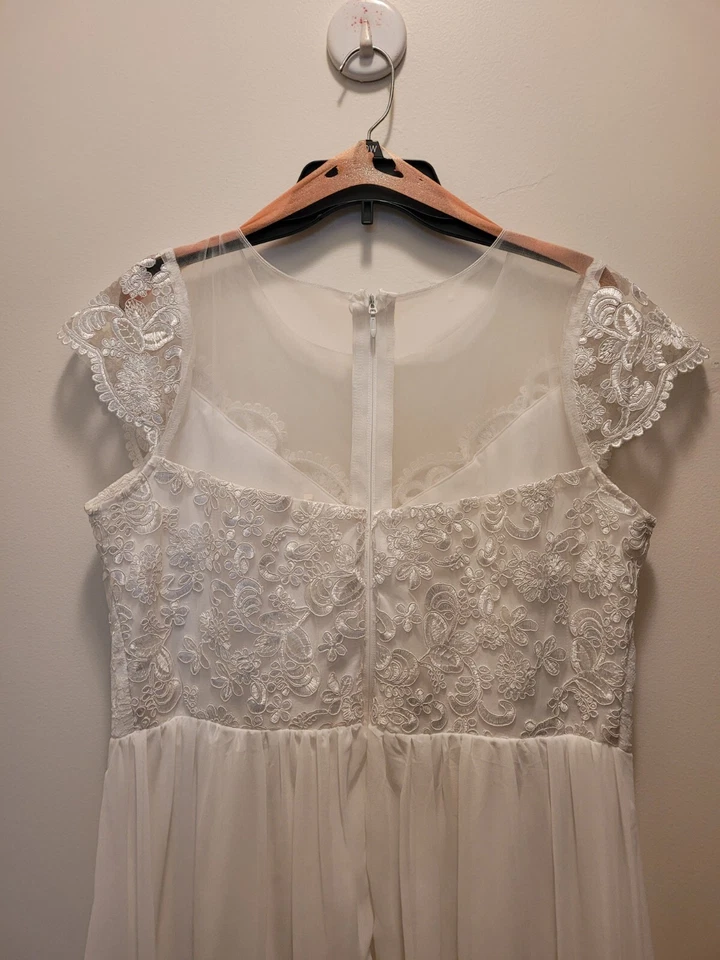 Vestido Blanco - Soleblu Talla 1XL Mujer Plus Foto 3 de 4