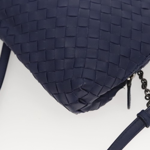 BOTTEGA VENETA INTRECCIATO Hand Bag Leather Navy Auth 116562 - Picture 17 of 23