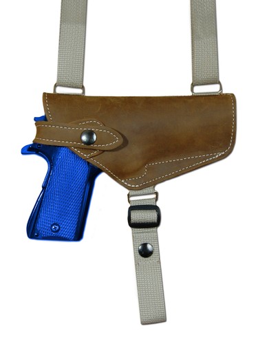 NEW Barsony Olive Drab Leather Shoulder Holster Paraordnance Full Size 9mm HOR - Picture 5 of 8