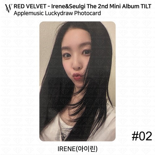 Redvelvet IRENE SEULGI 2nd Mini Album TILT Luckydraw Photocard Applemusic KPOP - Picture 3 of 36