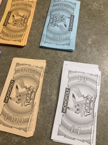 2014 Monopoly Pokémon Replacement Money  Free Shipping - Picture 2 of 3