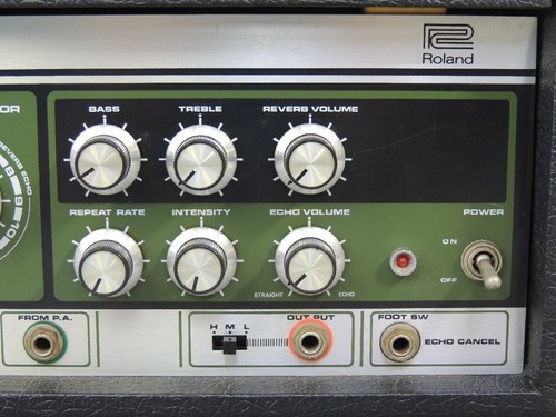 Roland RE-201 Space Tape Echo Guitar Sound Effector Reverb AC100V Japan Used - Picture 3 of 14