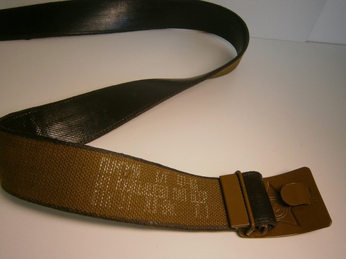 Vintage Soviet Red Army Officers Belt 42" USSR Star Buckle Russian Military Gear - Picture 11 of 12