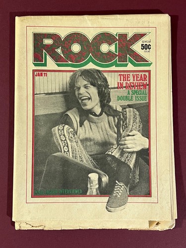 Revista ROCK 1/11/1971 Mick Jagger, Jimi Hendrix, The Beatles Jethro Tull, 1970 - Imagen 1 de 9