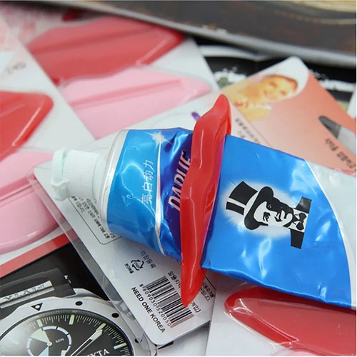 Toothpaste Tube Squeezer for Cosmetic Gel Cream Bathroom Reduce Waste Lips Mouth - Picture 5 of 8