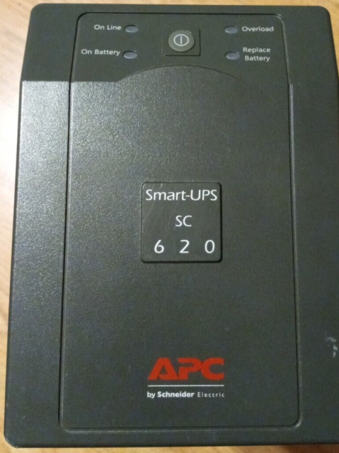 APC-Schneider Electric. Smart-UPS SC 620. 620VA (120V)-SC620. Used. APC-Schneider Electric. Smart-UPS SC 620. 620VA (120V)-SC620. Used.