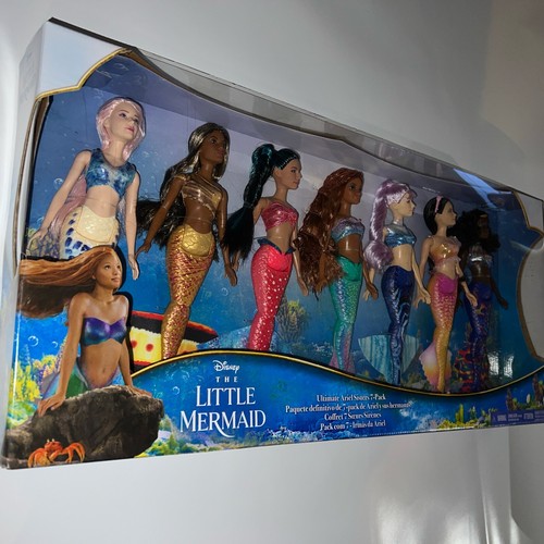 Disney The Little Mermaid Ultimate Ariel and Sisters Fashion Doll Set (HLX18) - Picture 3 of 23