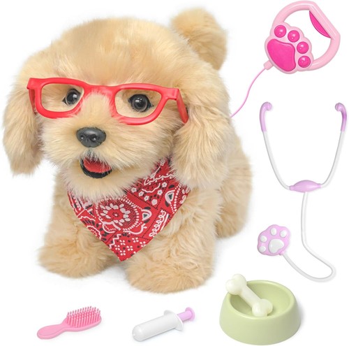 Walking Dog Toy for Kids with Leash, Remote Control Toy Puppy That Can Walks,... - Picture 2 of 8