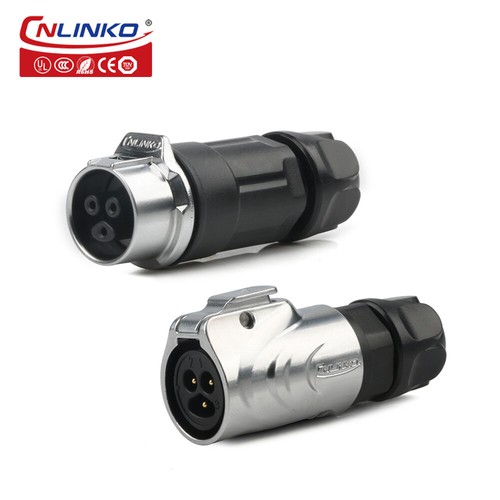 CNLINKO PBT Plastic M12 Waterproof Connector 3 Pin Screw Locking without Welding - Picture 21 of 25