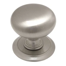 Cosmas Cabinet Hardware Satin Nickel Backplate Cabinet Knobs #6542SN