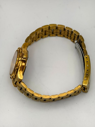 Vintage Seiko Sports 50 7N82-0271 Gold Tone Day-Date Ladies Quartz Watch, Worls! - Picture 6 of 9