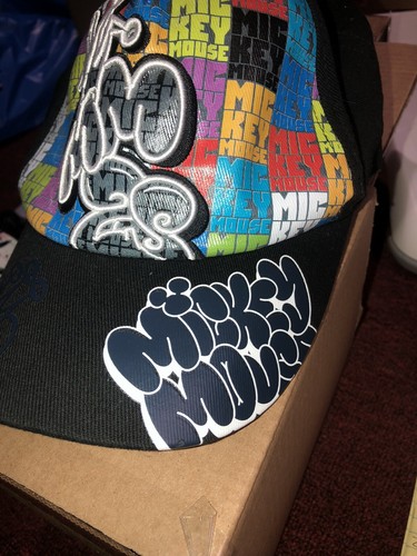 Mikey Mouse Cap Mütze Farbe schwarz Stickerei Logo schöner Zustand Erwachsenengröße - Bild 4 von 8