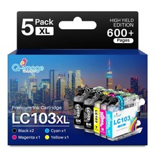LC103XL LC103 Ink Cartridges High Yield Compatible for Brother LC103 XL LC101...