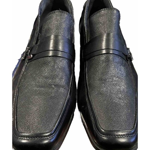 Steve Madden P-Treble Buckle Men’s Loafer Black Size 10.5 EUC - Picture 2 of 4