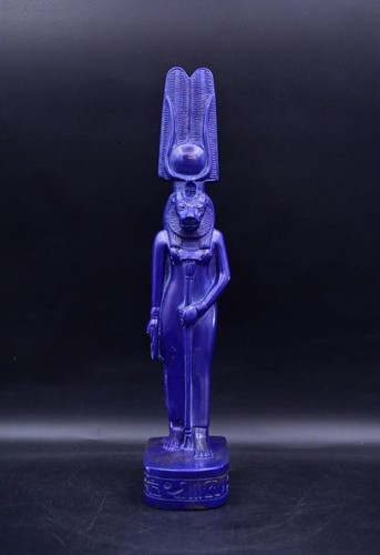 Seltene altägyptische Antiquitäten Sekhmet Statue Pharaonischer Stein Antik v. Chr. - Bild 3 von 9
