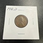 1912-D Lincoln Wheat Cent Penny 1c - Semi Key / Better Date / Nice - No Reserve!