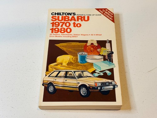 Subaru Service Repair Shop Workshop Maintenance Manual Book Brat FF1 Star 1300G - Afbeelding 1 van 12