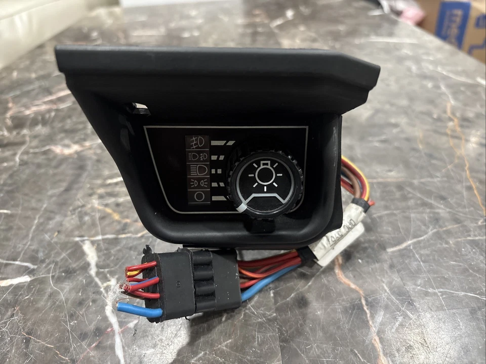 88-91 Jaguar XJS Headlight Lamp Control Dash Switch Panel Bracket OEM DAC5957 - Image 2 of 4