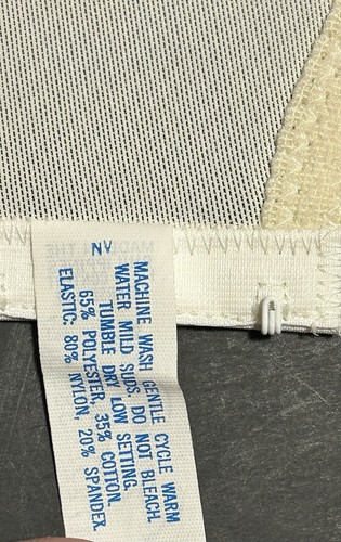 Reggiseno Squisita Forma Big Gals Supporto Bianco 38DD 38E NOS P1722 Vintage Scolorito - Foto 10 di 15