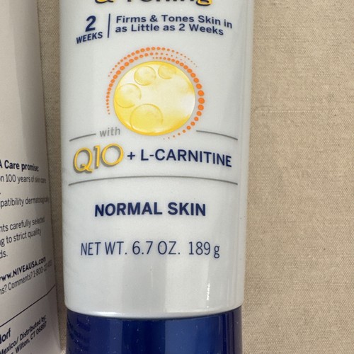 Gel-crema tonificante suavizante reafirmante para la piel NIVEA Q10 L-CARNITINA varios disponibles - Imagen 5 de 10