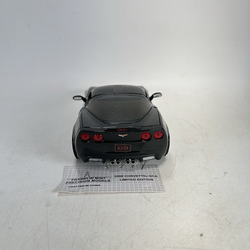 Franklin Mint Limited Edition 2008 GCA Corvette Z06 Maßstab 1:24 schwarz 0548/2008 - Bild 4 von 20