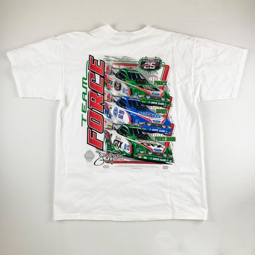 Team John Force Racing Shirt Large 25th Anniversary 2010 Robert Hight Ashley