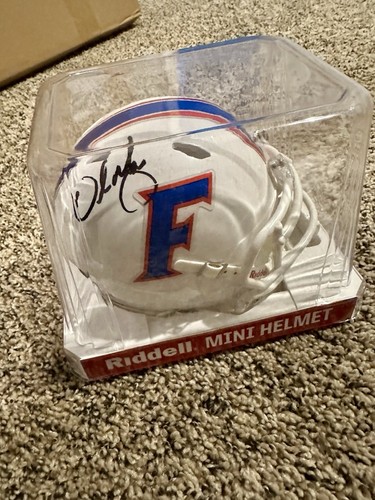 Urban Meyer Signed Florida Gators Riddell Speed Mini Helmet - Beckett Verified!