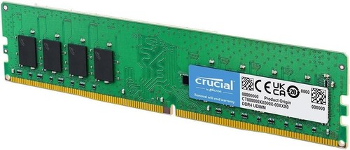Crucial 32GB RAM Desktop Memory DDR4 UDIMM 3200MHz CL22 CT32G4DFD832A
